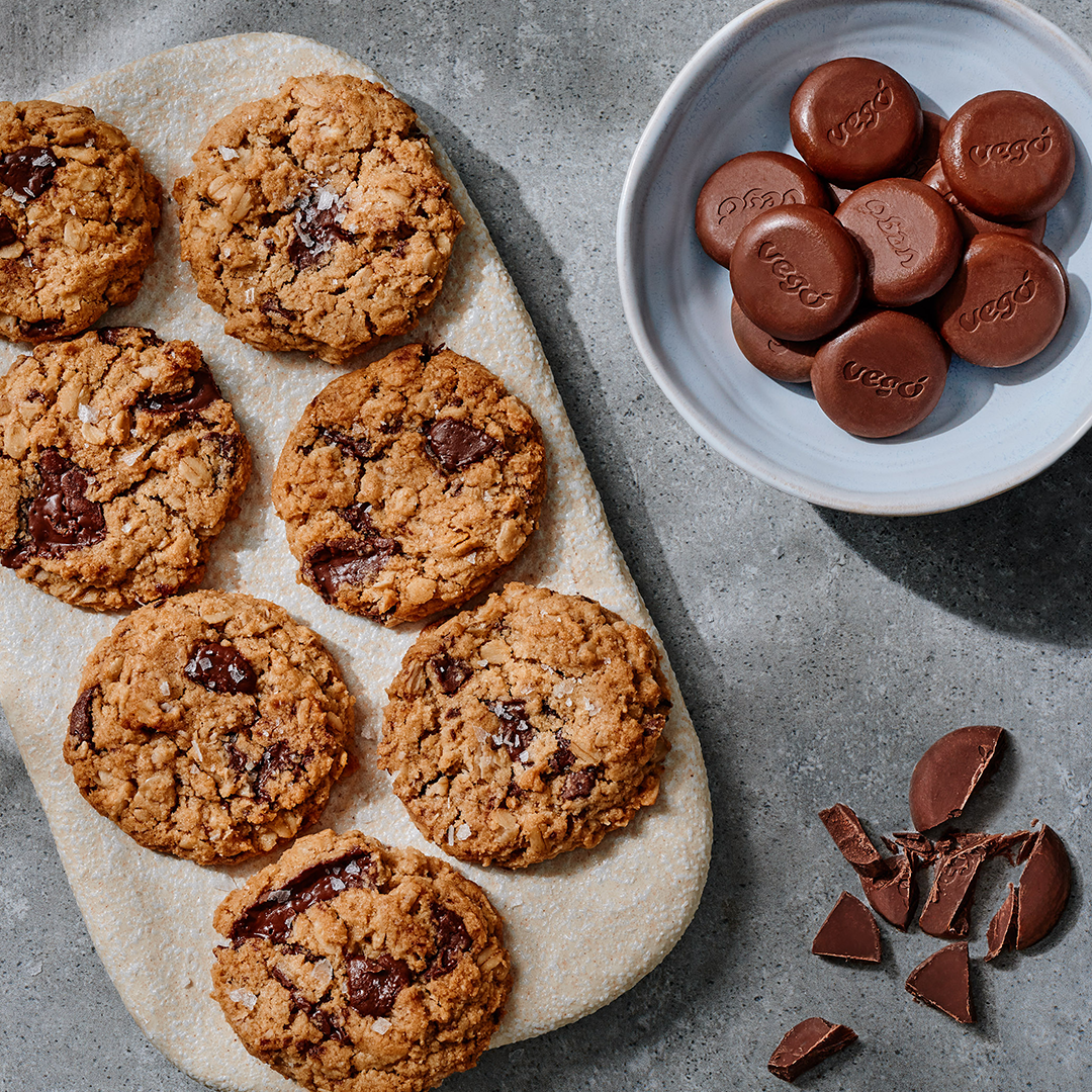 Vegan Chocolate Chip Cookies – Vego Chocolate